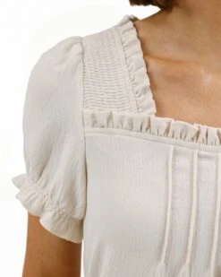 Sweet Cream Square Neck Top -Active Aura Shop SweetSquareNeckTop Cream 2 d50e1181 3b88 4fe8 83c0 8ef0213e3a87