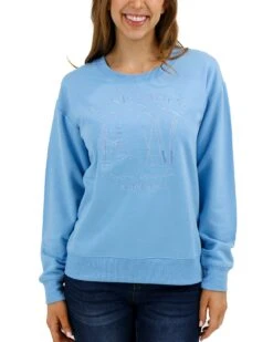 Signature Soft Embroidered Sweatshirt - FINAL SALE -Active Aura Shop TahoeEmbroideredSweatshirt 1
