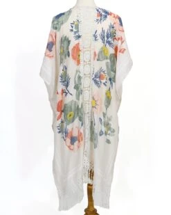 Tassel Lace Kimono In Vintage Floral 17 Tassel Lace Kimono In Vintage Floral -Active Aura Shop TasselLaceKimono VintageFloral 8