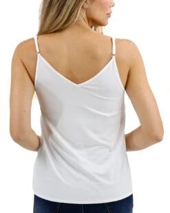 V-Neck Cami In White 15 V-Neck Cami In White -Active Aura Shop VNeckCami White 2