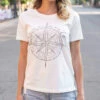 Vintage Fit Any Day Graphic Tee - Compass - FINAL SALE -Active Aura Shop VintageFitAnyDayGraphicTee Compass 12
