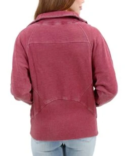 Vintage Washed Red Zip Up Sweatshirt -Active Aura Shop VintageWashedZipUpHoodie WashedRed 4 09da0c55 8fad 4ee7 959a a000d77f0dd5