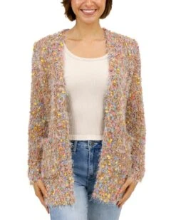 Wubby Caramel Confetti Cardi -Active Aura Shop WubbyCardi CaramelConfetti 1 1