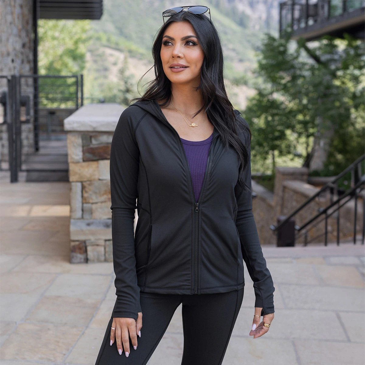 Best Athletic Black Zip Up Jacket 7 Best Athletic Black Zip Up Jacket - Image 5