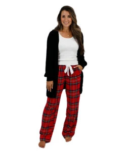 Flannel Christmas Red Plaid Pajama Pants -Active Aura Shop comingsoon image 9 1