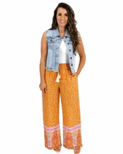 Floral Print Mustard Wide Leg Pants -Active Aura Shop comingsoon image 00ab5dbf efb4 4020 a643 2f940b62d8a3