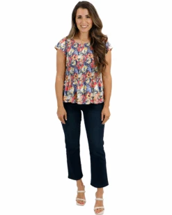 Floral Smocked Top In Floral Multi -Active Aura Shop comingsoon image 2418cc8d bf63 4e65 b45c a021551e7f83