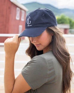 G&L Navy Baseball Cap -Active Aura Shop g l baseball cap navy 3