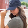 G&L Navy Baseball Cap 2 G&L Navy Baseball Cap -Active Aura Shop g l baseball cap navy main