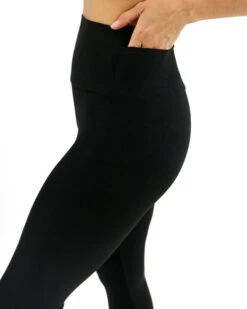 Midweight Daily Leggings In Black- Pocket/No Pocket - FINAL SALE -Active Aura Shop midweight daily leggings pocket black stock3 5785c8d9 d4ca 4638 a2d4 5dc0a356082b