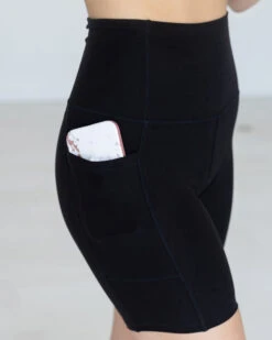 Black 7" Daily Pocket Biker Shorts -Active Aura Shop pocket biker shorts 05 1184f9b4 dd41 4ae5 9e8c 1fcfcfb56ed8