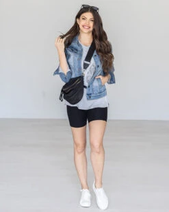 Black 7" Daily Pocket Biker Shorts -Active Aura Shop pocket biker shorts 07 f781d1e7 b0f7 4e87 9ba9 68d9fff075f1