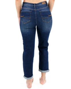 Premium Denim Jeans In Vintage Dark-Wash 23 Premium Denim Jeans In Vintage Dark-Wash -Active Aura Shop premium designer denim non distressed stock2