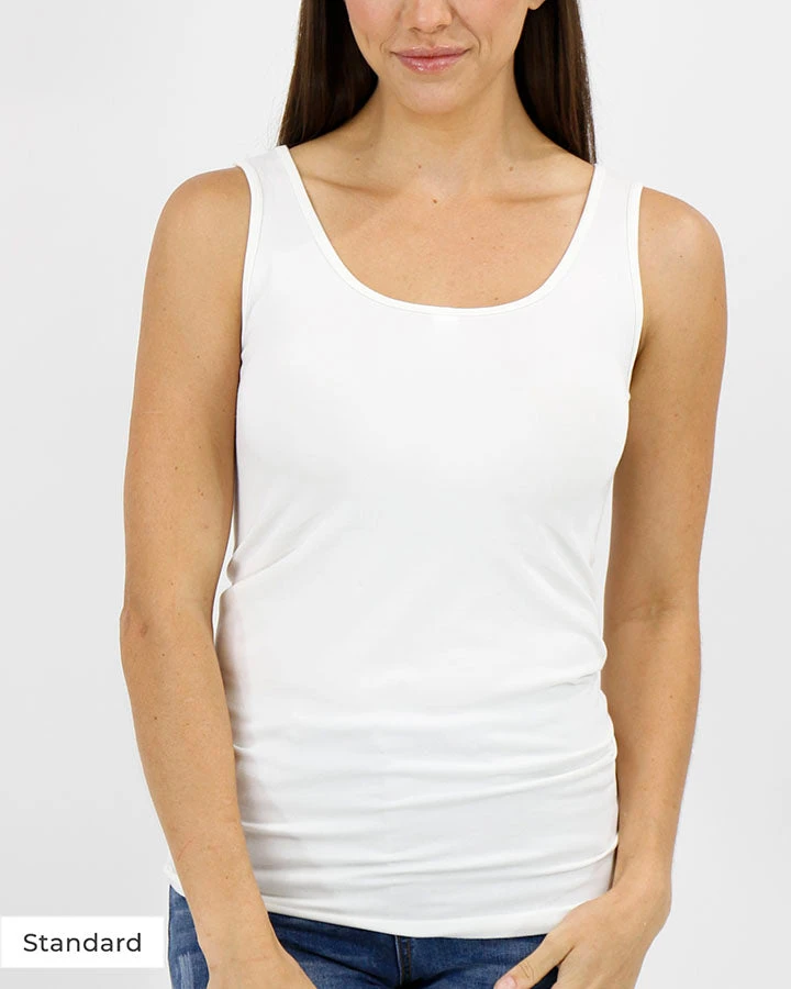 Perfect Fit Tank In Ivory 8 Perfect Fit Tank In Ivory - Image 6