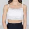 Scallop Lace Bralette In Ivory - FINAL SALE -Active Aura Shop scallop lace bralette ivory main