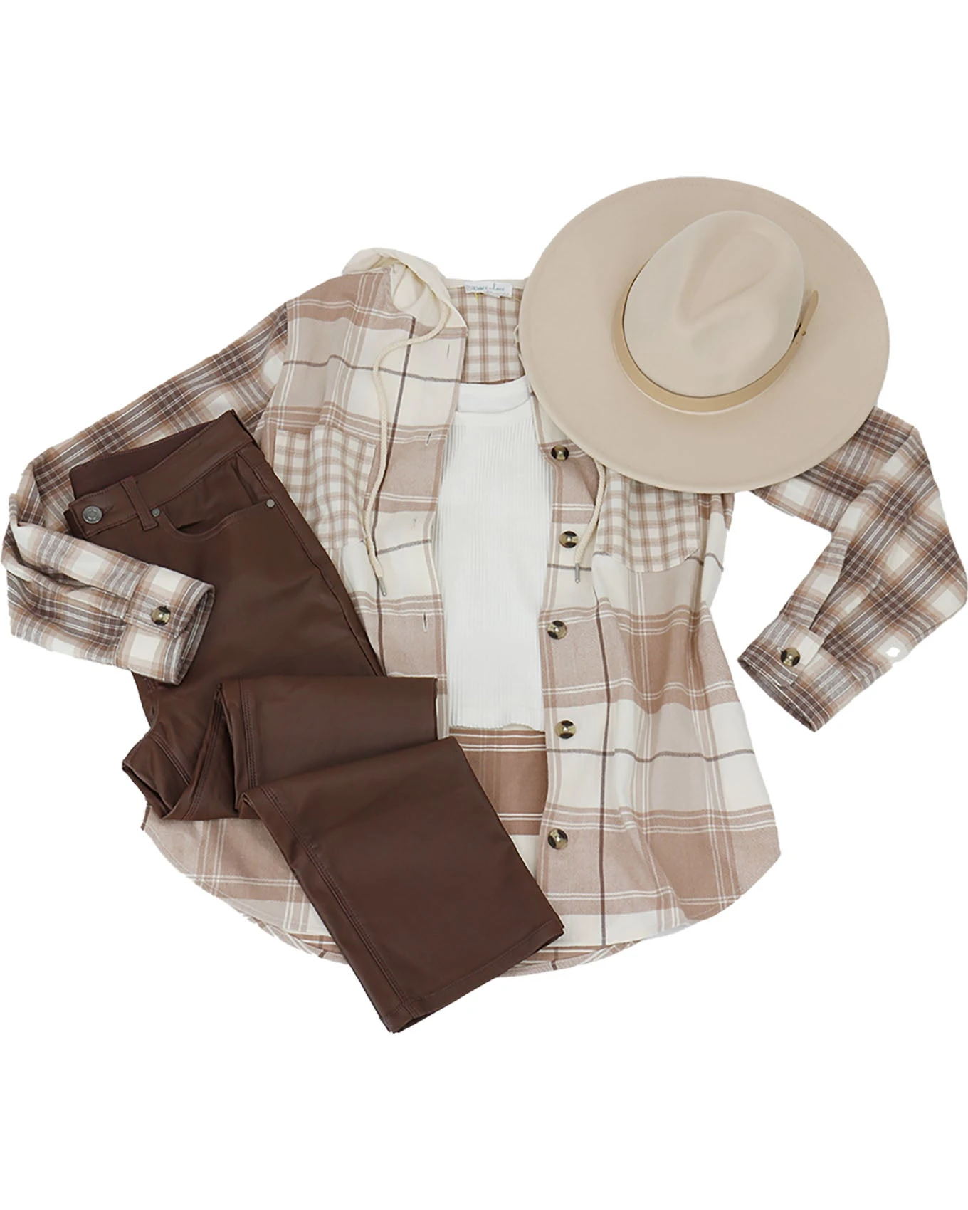 Faux Leather Straight Leg Cropped Denim 12 Faux Leather Straight Leg Cropped Denim - Image 10