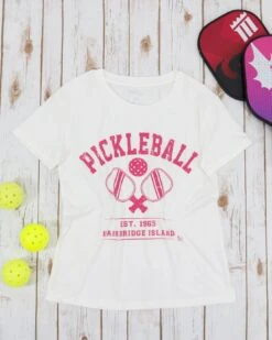 Vintage Fit Any Day Graphic Tee - Pickleball